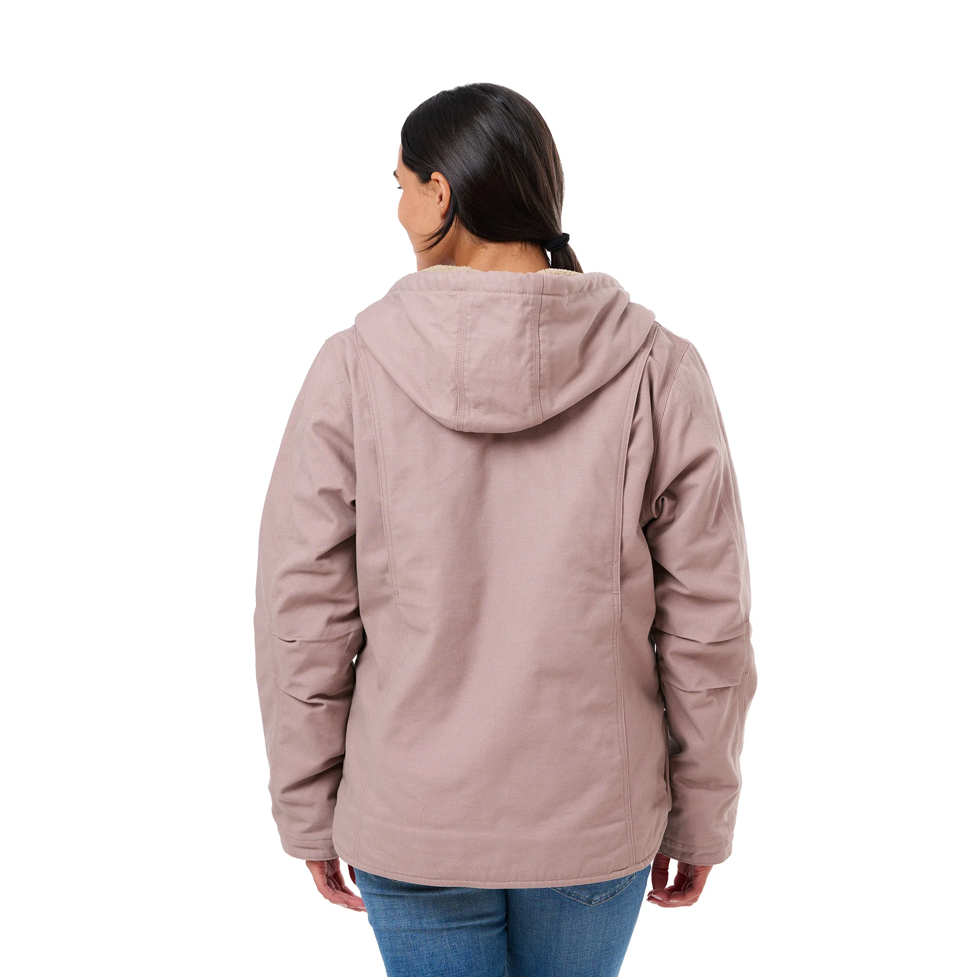 Women's Sherpa-Lined Duck Hooded Jacket - Image 18