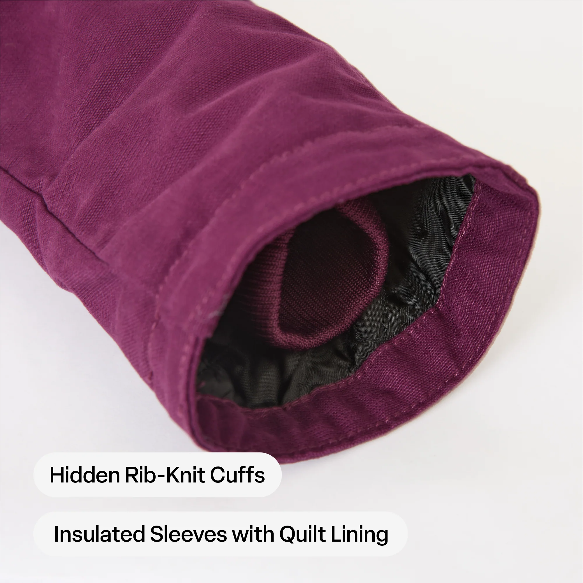 Women's Sherpa-Lined Duck Hooded Jacket - Image 7
