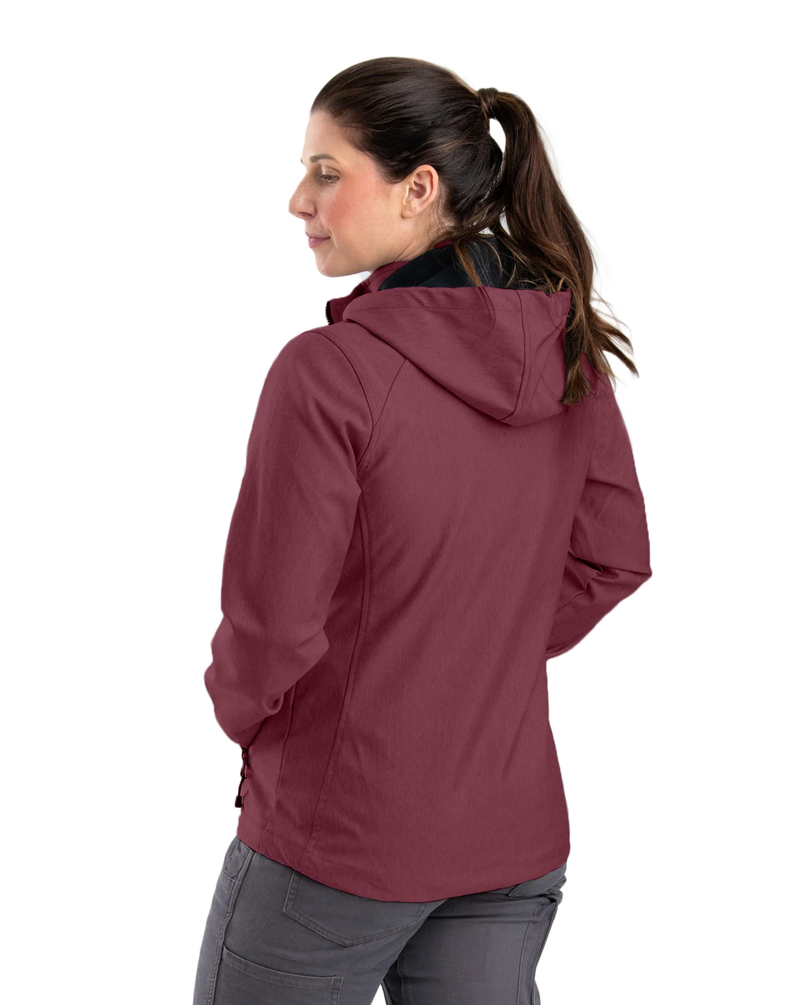 Women's Hooded Softshell Jacket - Image 8