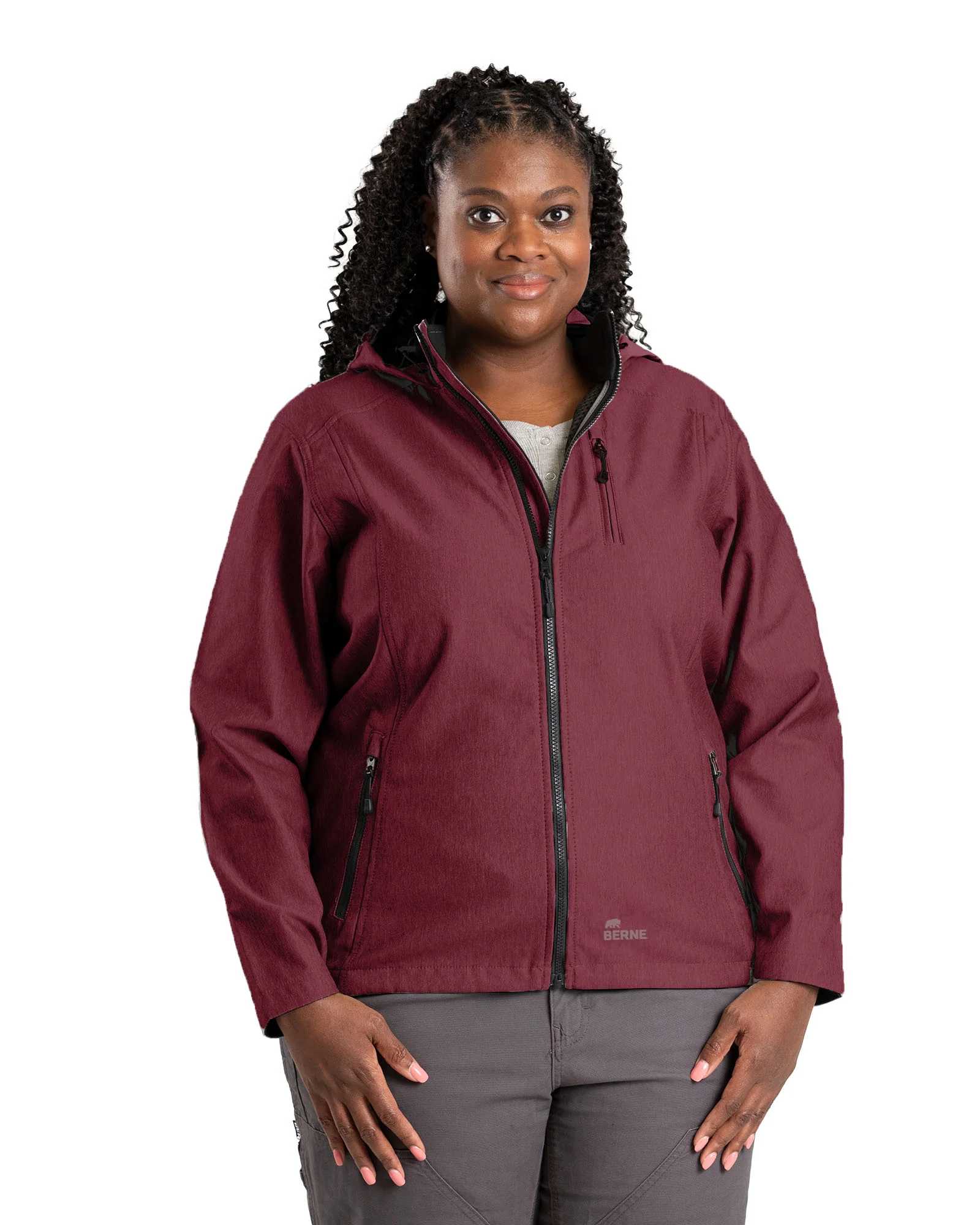 Women's Hooded Softshell Jacket - Image 9