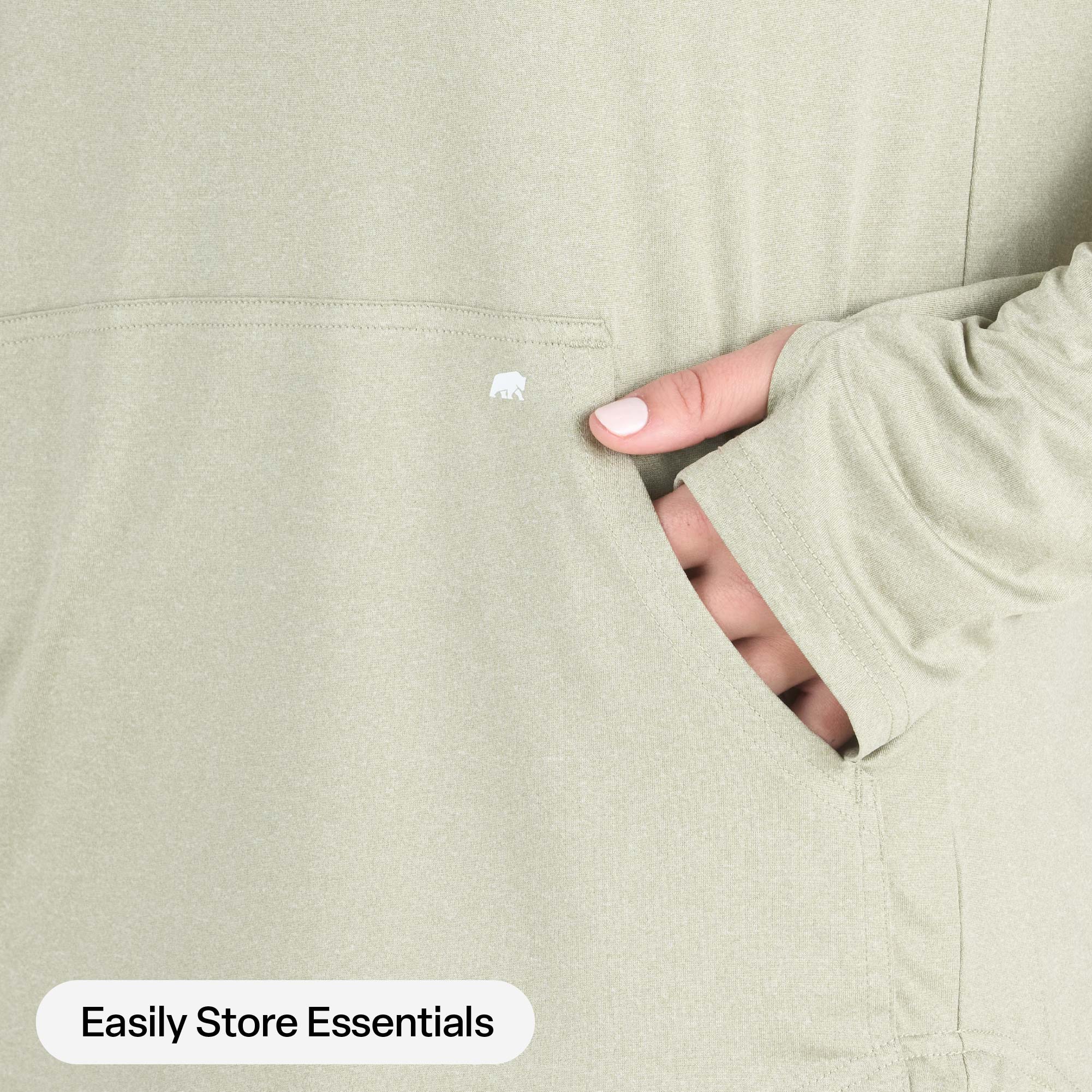 Women's Long Sleeve Hooded UPF Sun Shirt - Image 4