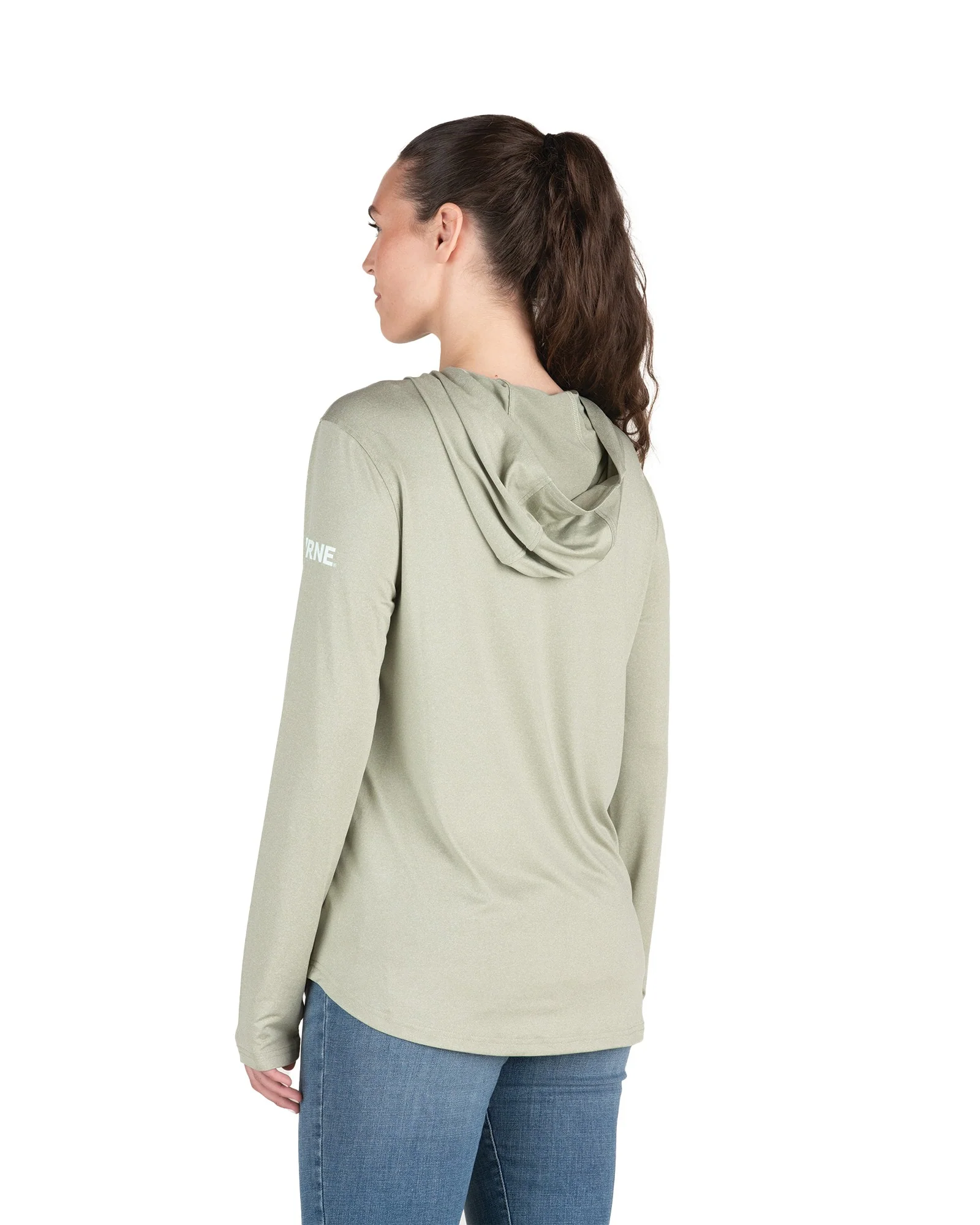 Women's Long Sleeve Hooded UPF Sun Shirt - Image 7