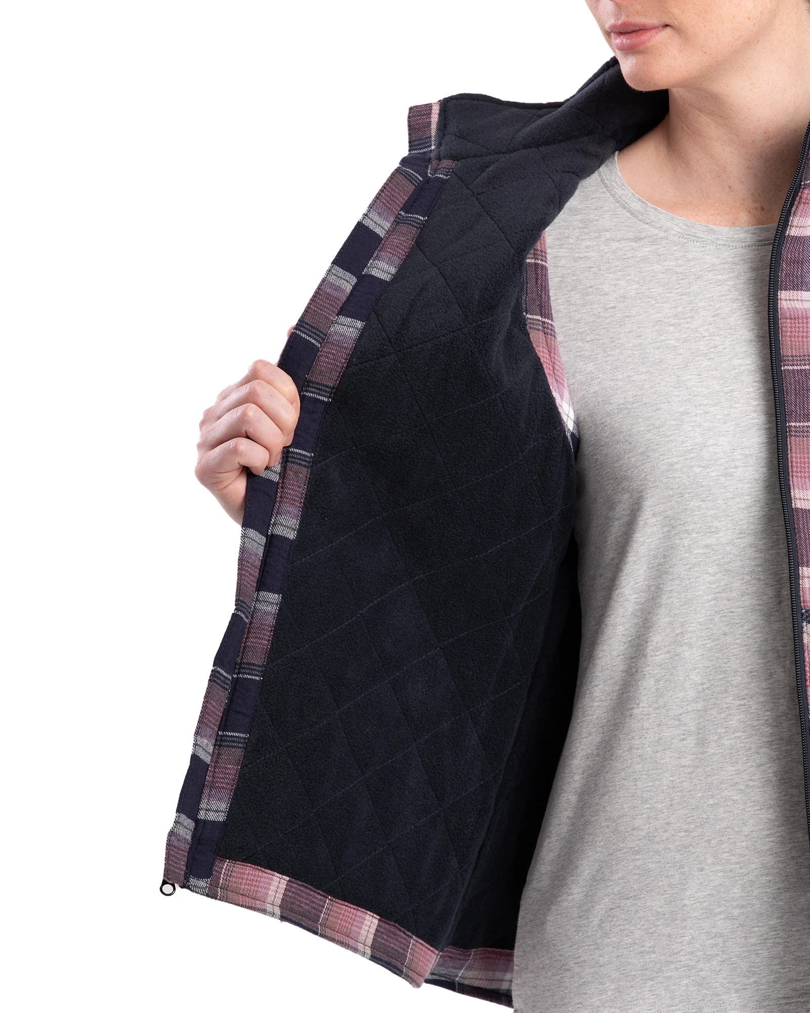 Women's Insulated Flannel Vest - Image 6