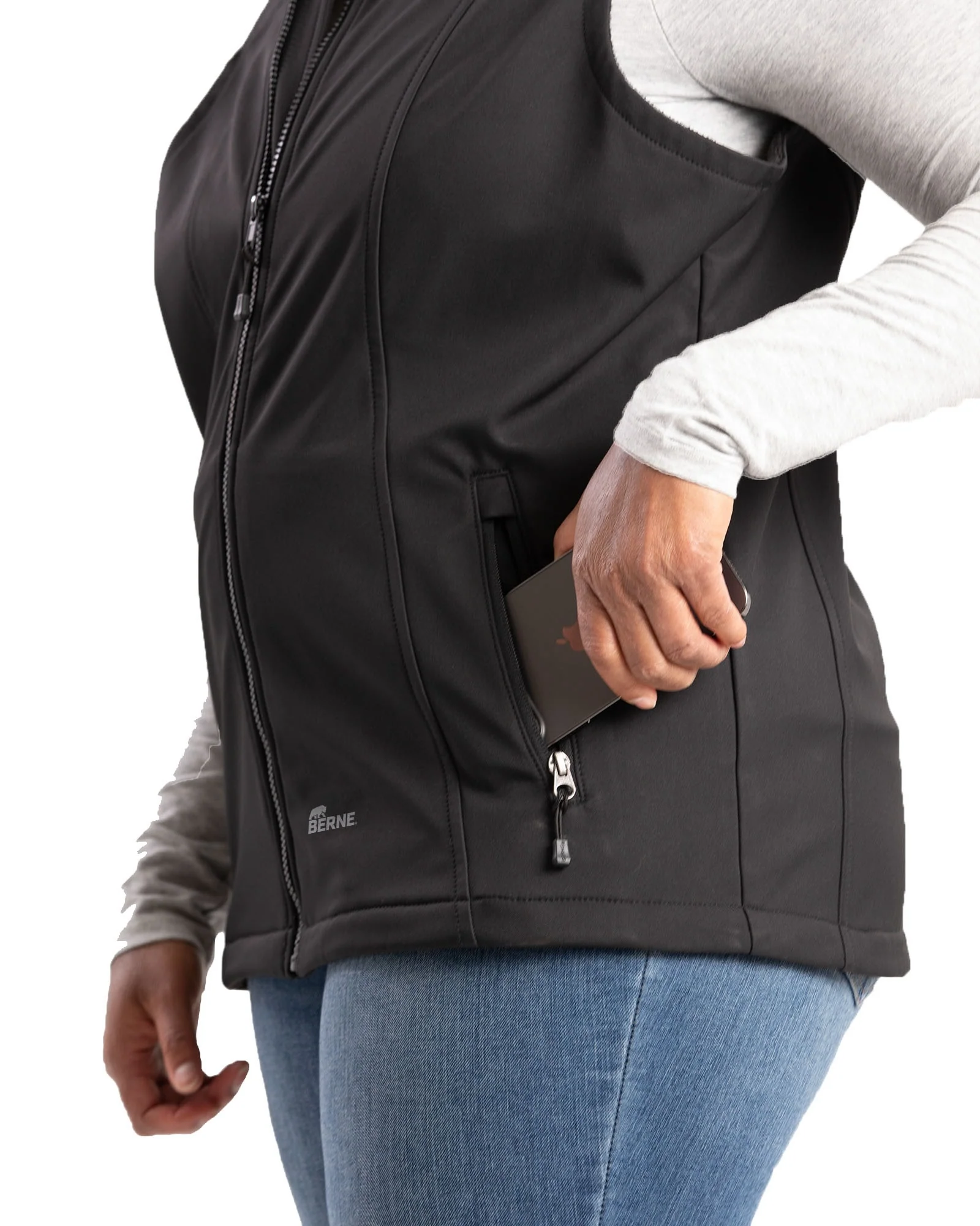 Women's Highland Softshell Vest - Image 2